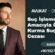 Suc Islemek Amaciyla Orgut Kurma Sucu ve Cezasi 80x80